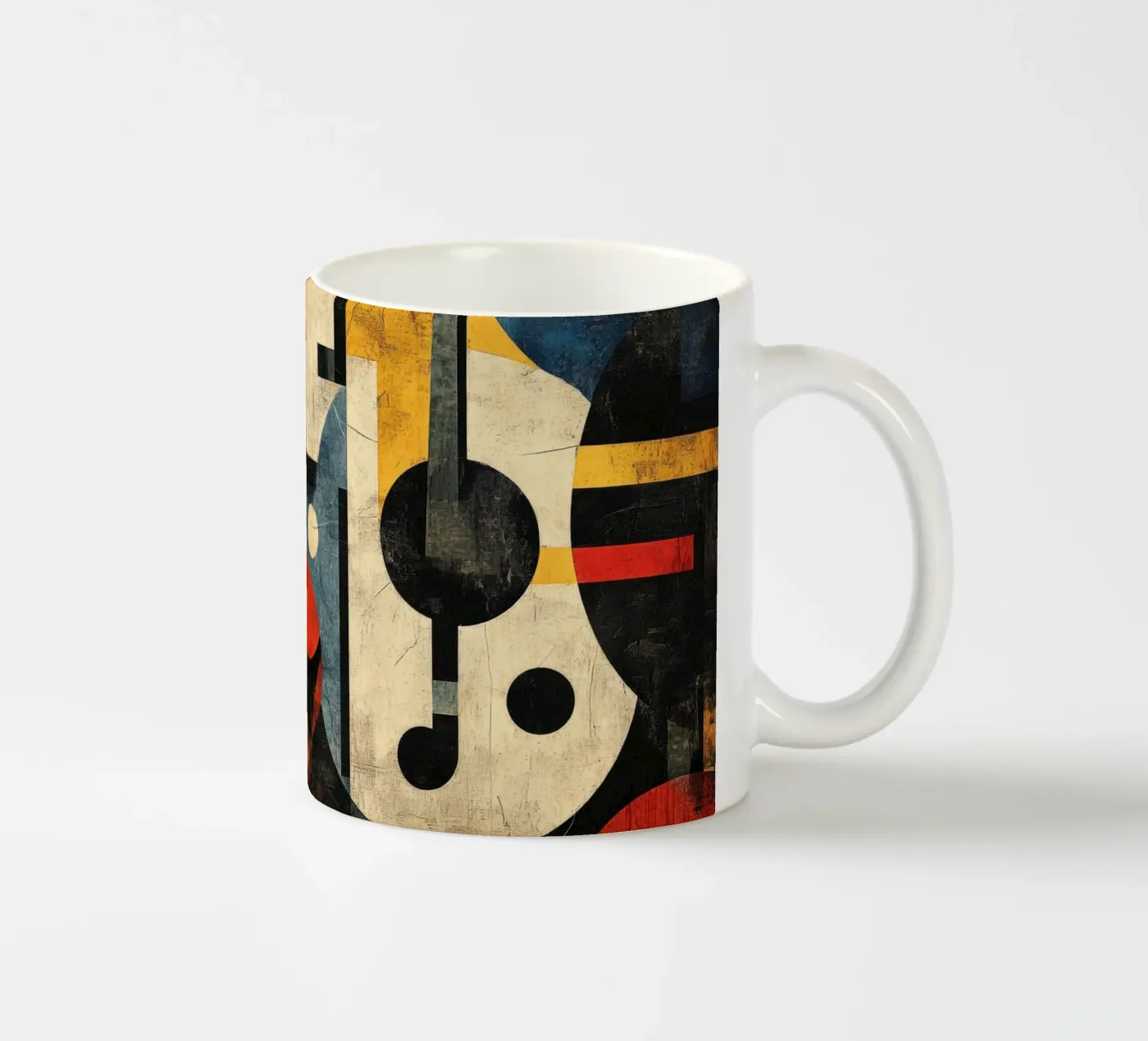 Strings ceramic mug by Art Unleashed