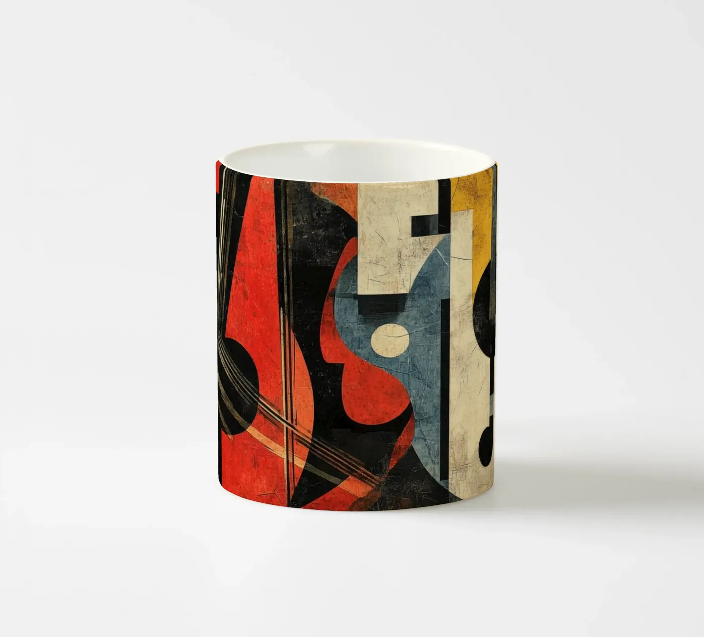 Strings ceramic mug by Art Unleashed