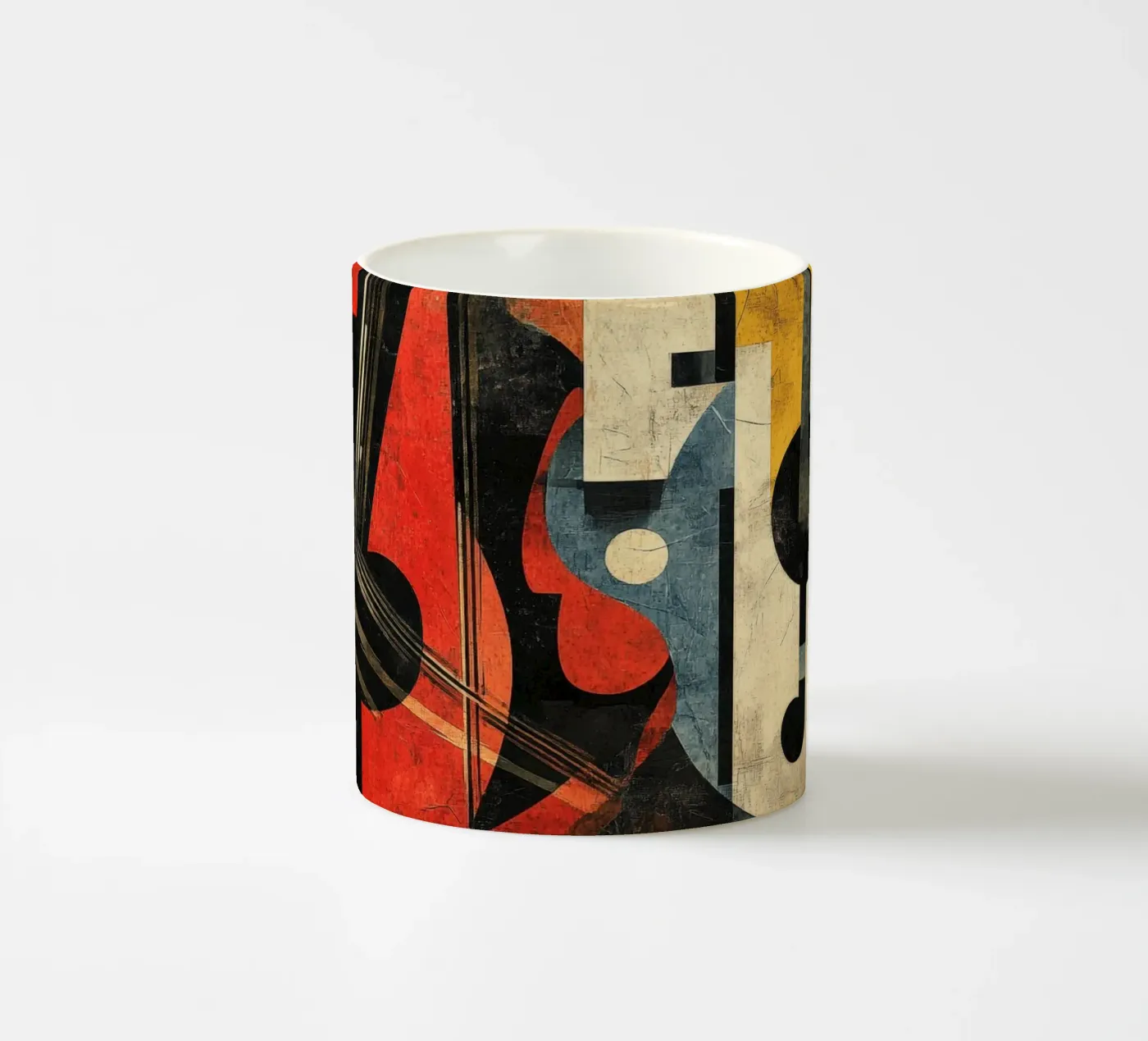 Strings ceramic mug by Art Unleashed
