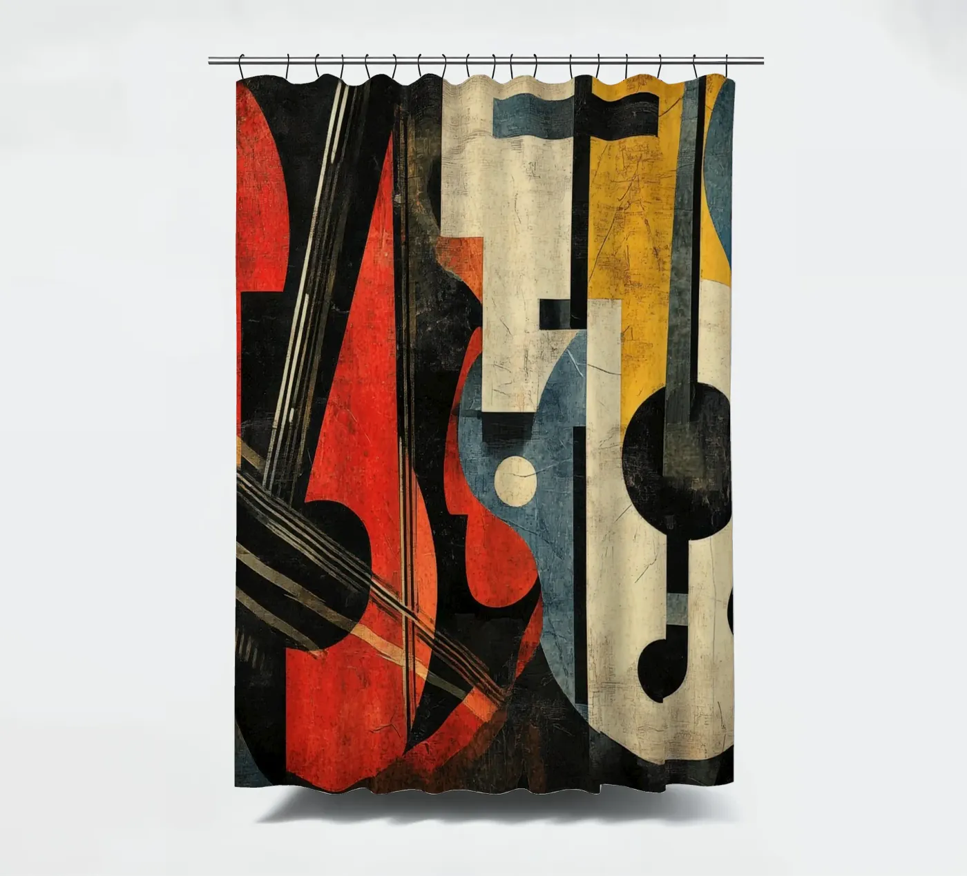 Strings douchegordijn van Art Unleashed