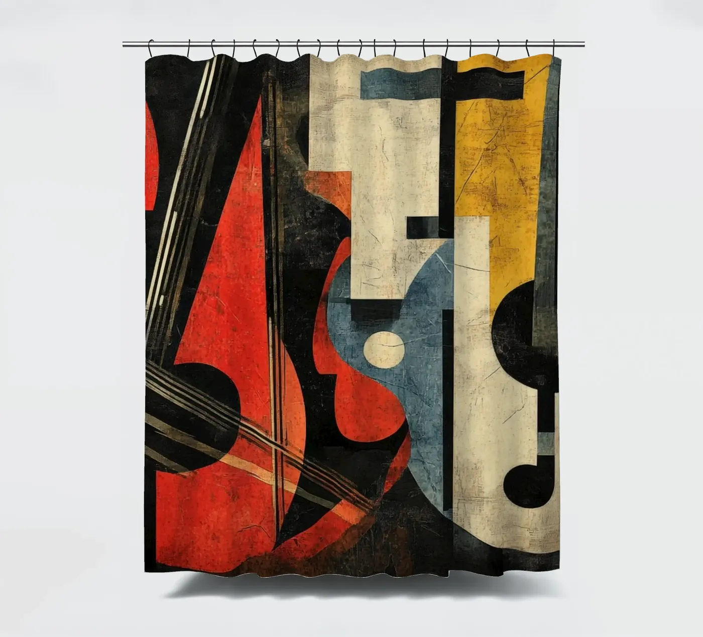 Strings douchegordijn van Art Unleashed