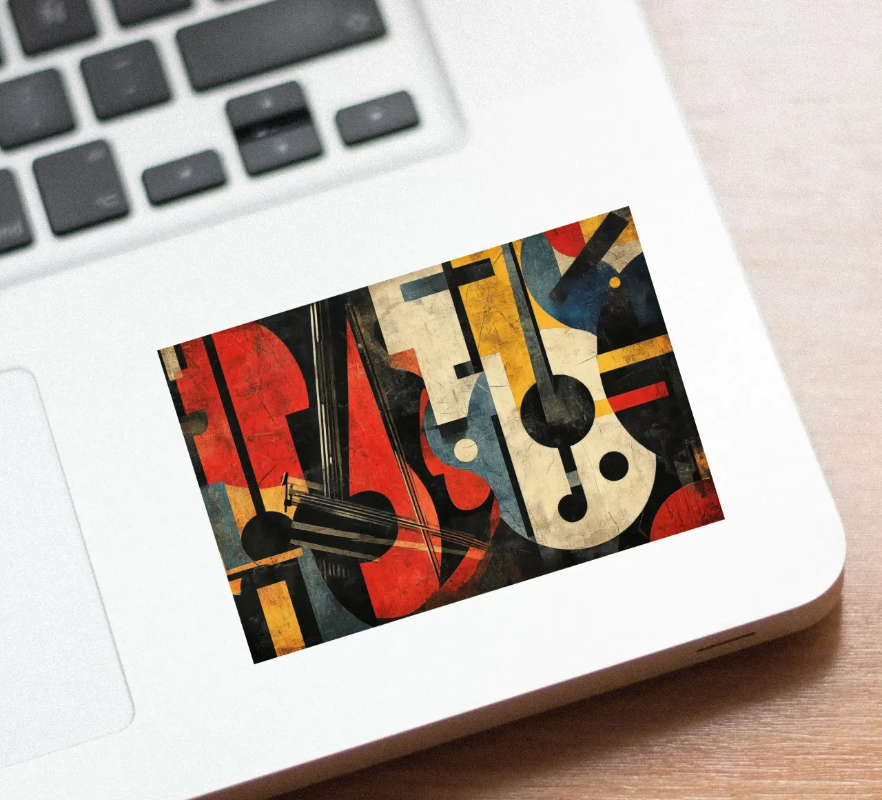 Strings sticker van Art Unleashed