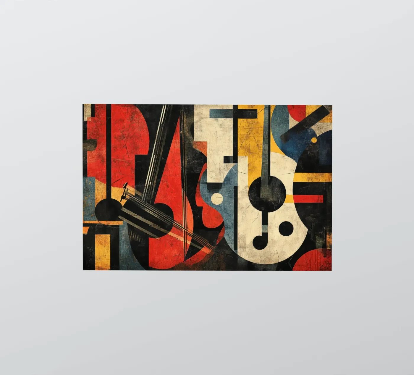 Strings sticker van Art Unleashed