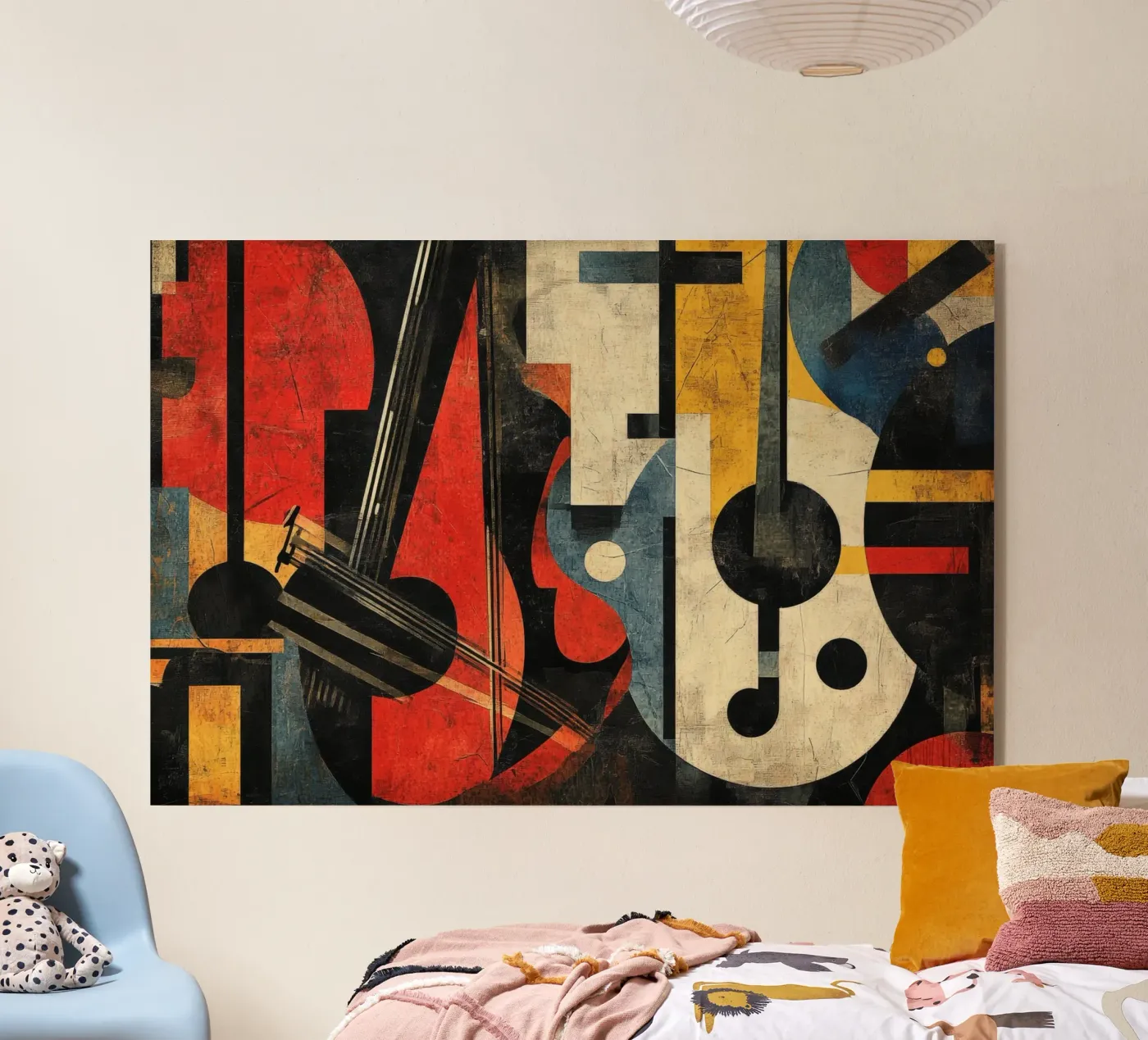 Strings acryl van Art Unleashed