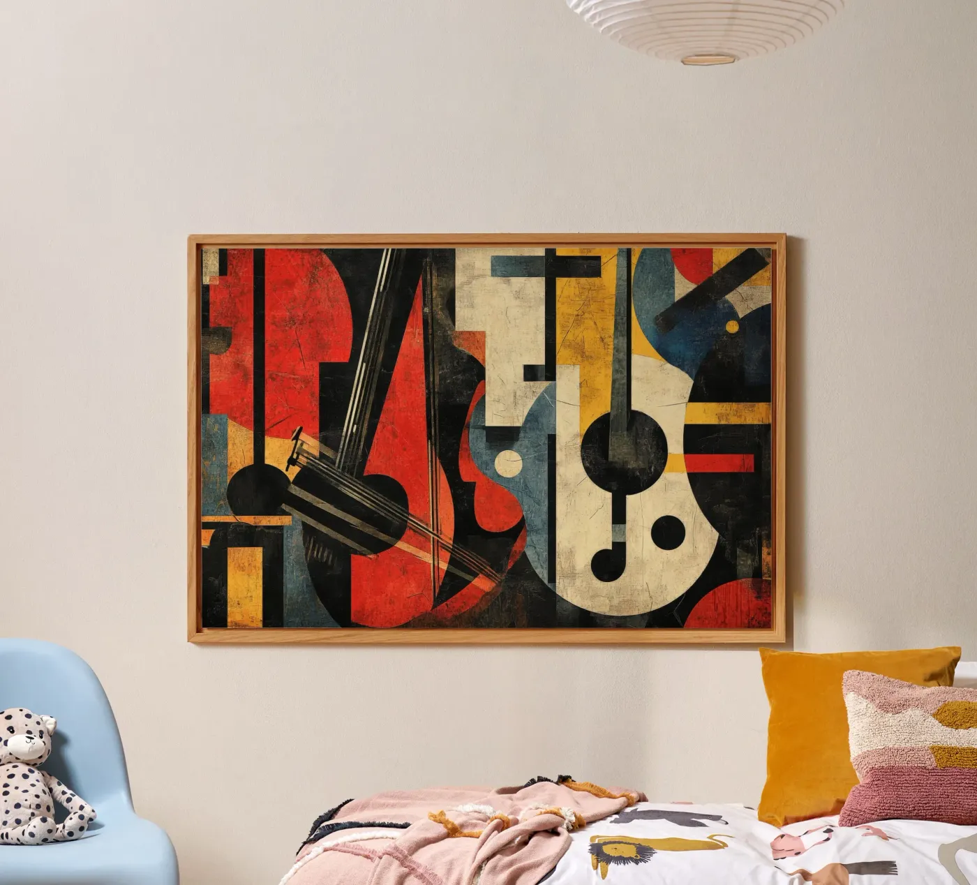 Strings aluminium-dibond van Art Unleashed