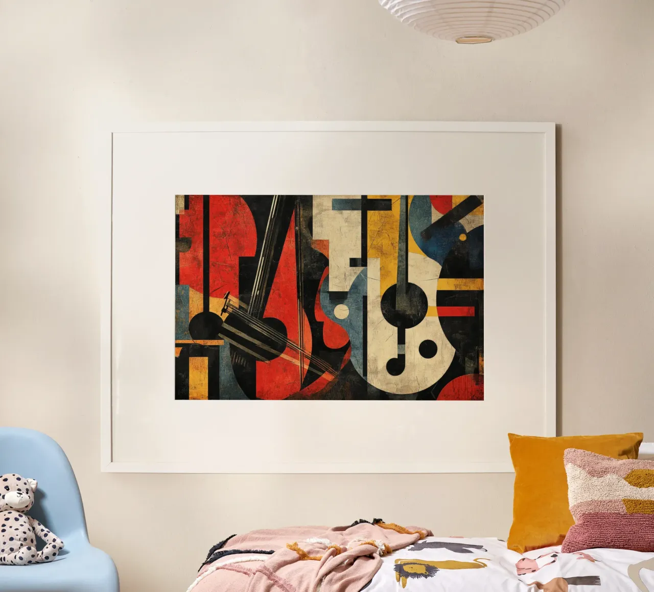 Strings Poster von Art Unleashed