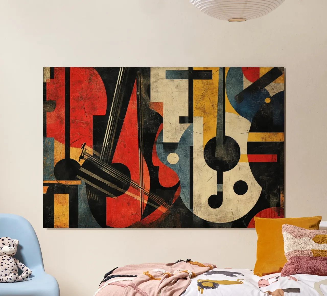 Strings Poster von Art Unleashed