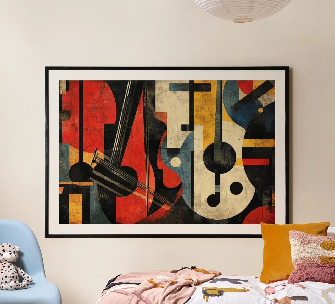 Strings Poster von Art Unleashed