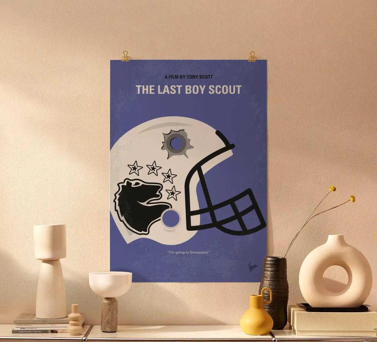 No1250 My The Last Boy Scout minimal movie poster poster da Chungkong