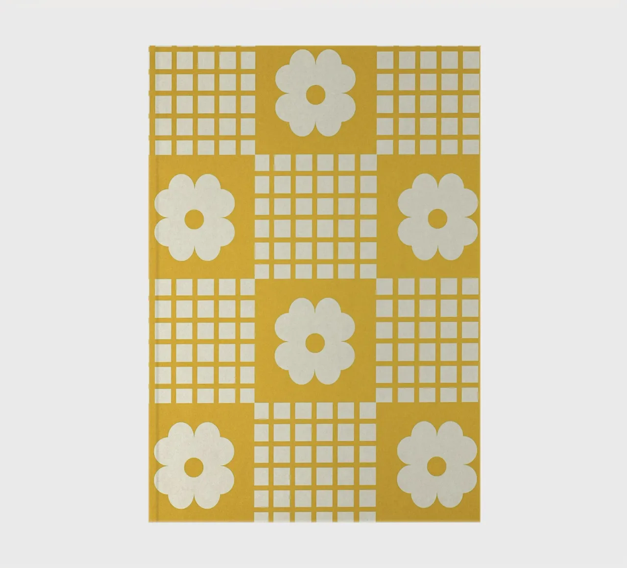 Check and flowers notebook by GigiRosado