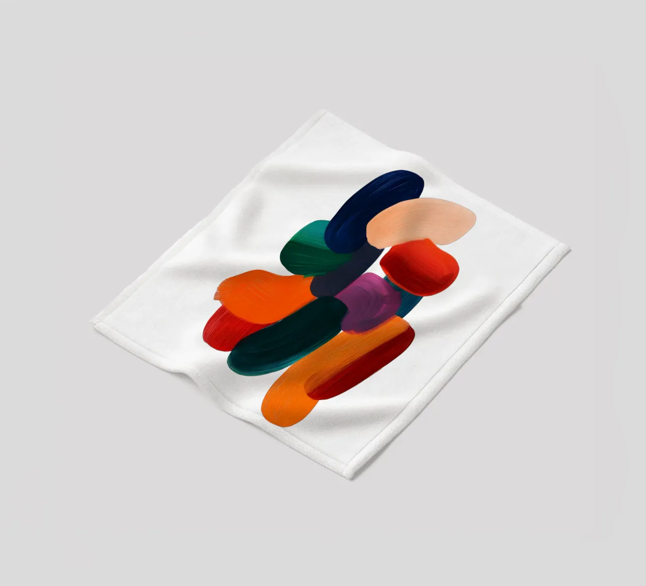 Blotches 001 coperta in pile da Art Unleashed