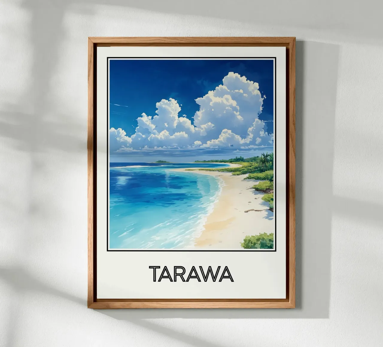 Tarawa alluminio dibond da Frame the World