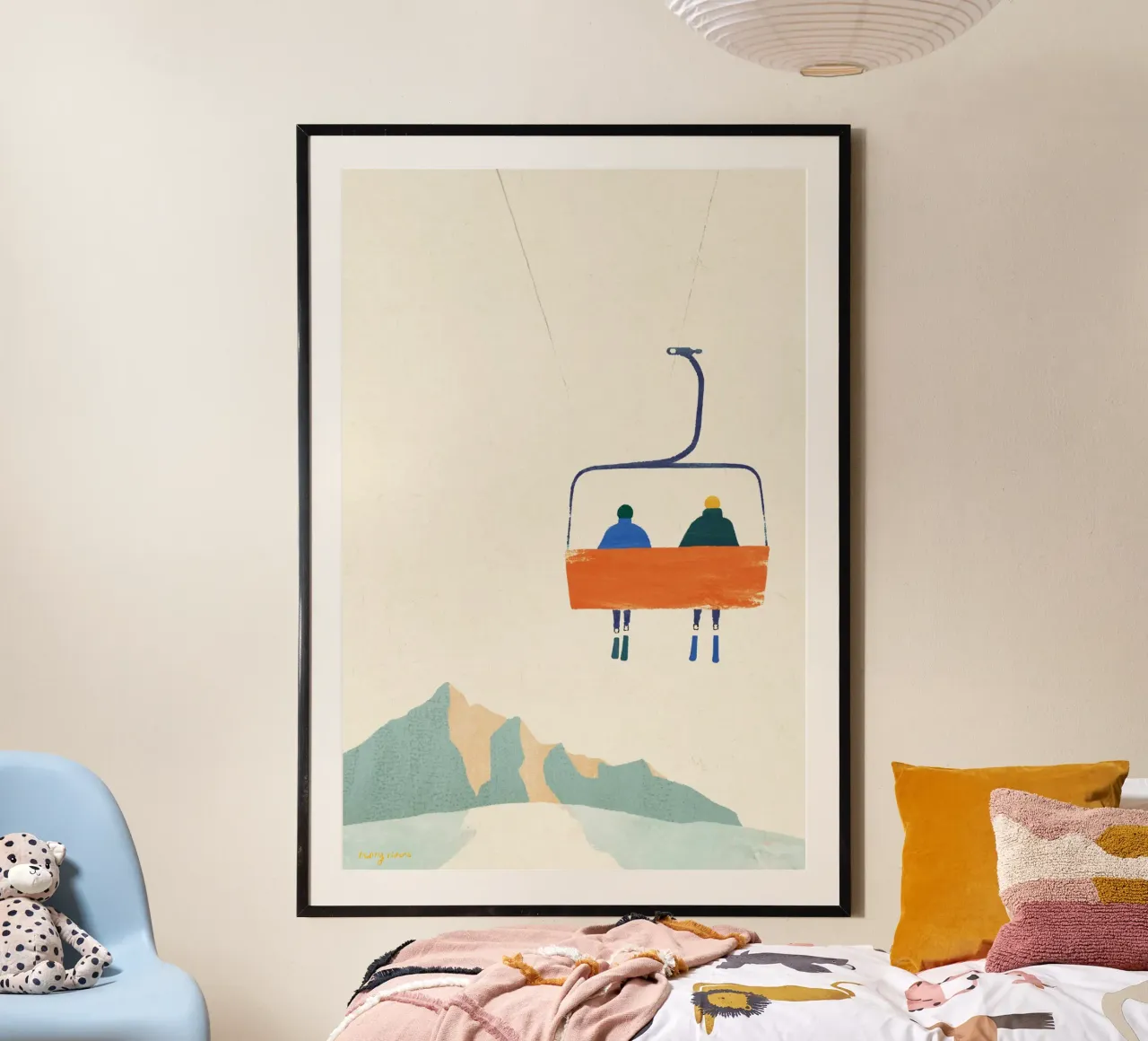 Ski trip 2 poster by Henry Rivers