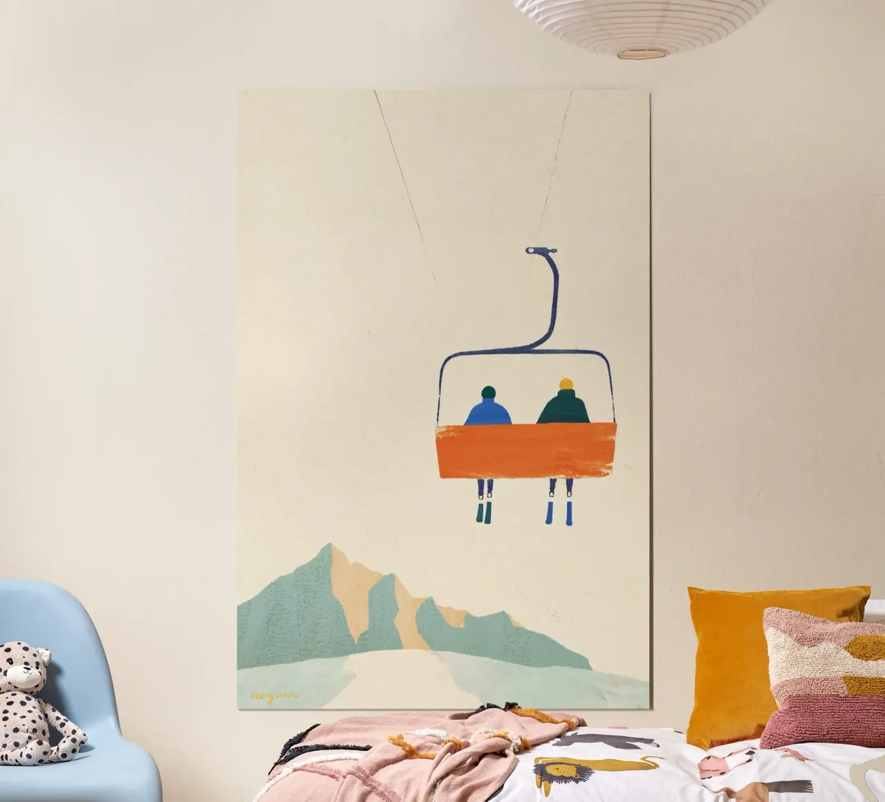 Ski trip 2 poster by Henry Rivers