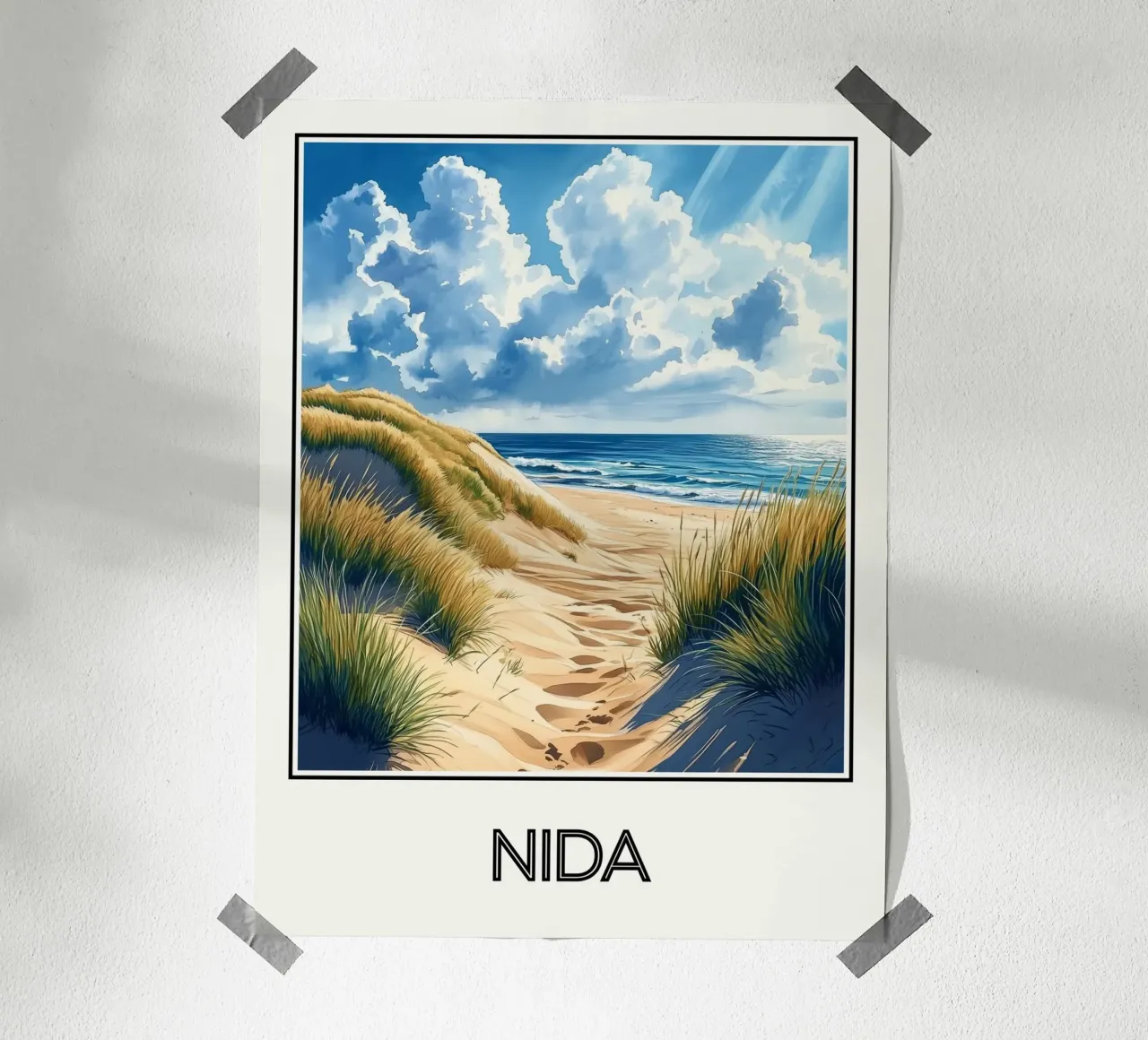 Nida poster da Frame the World