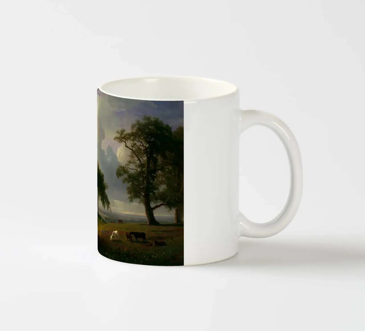 Albert Bierstadt - Primavera in California tazza in ceramica da Timeless Artworks