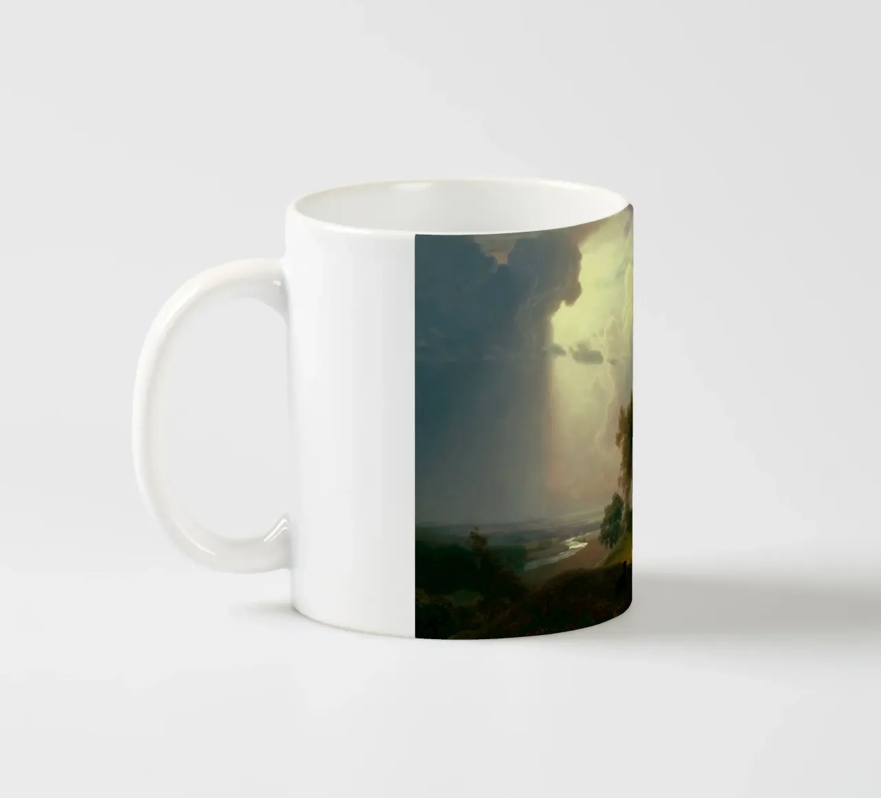 Albert Bierstadt - Primavera in California tazza in ceramica da Timeless Artworks