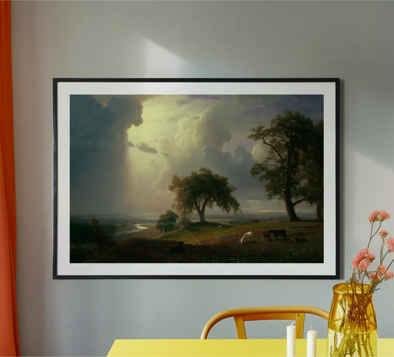 Albert Bierstadt - Primavera in California carta hahnemühle da Timeless Artworks