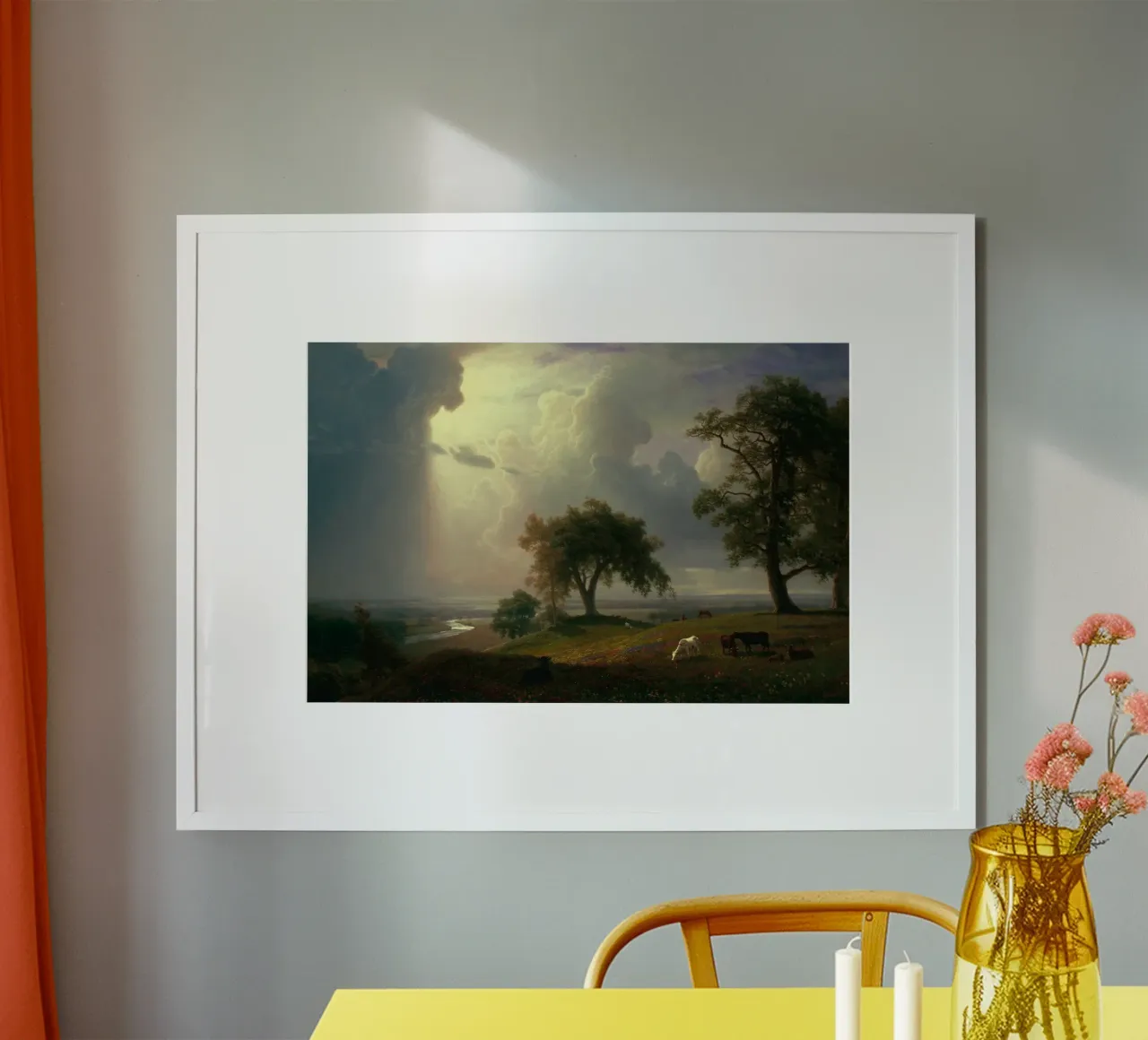 Albert Bierstadt - Primavera in California carta hahnemühle da Timeless Artworks