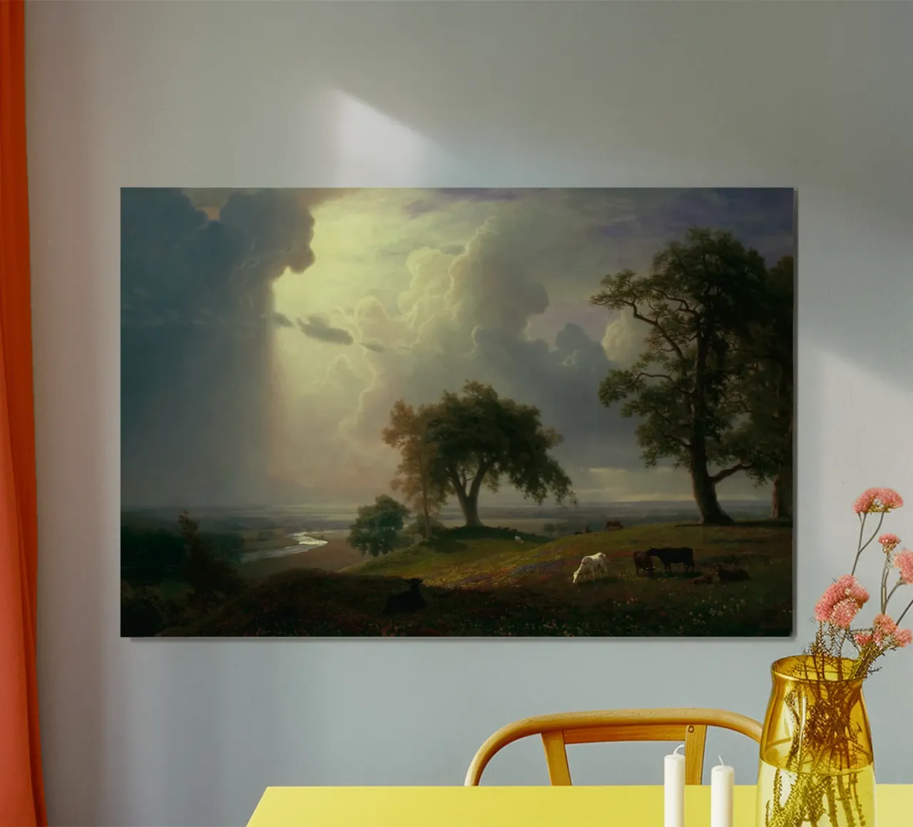 Albert Bierstadt - Primavera in California carta hahnemühle da Timeless Artworks