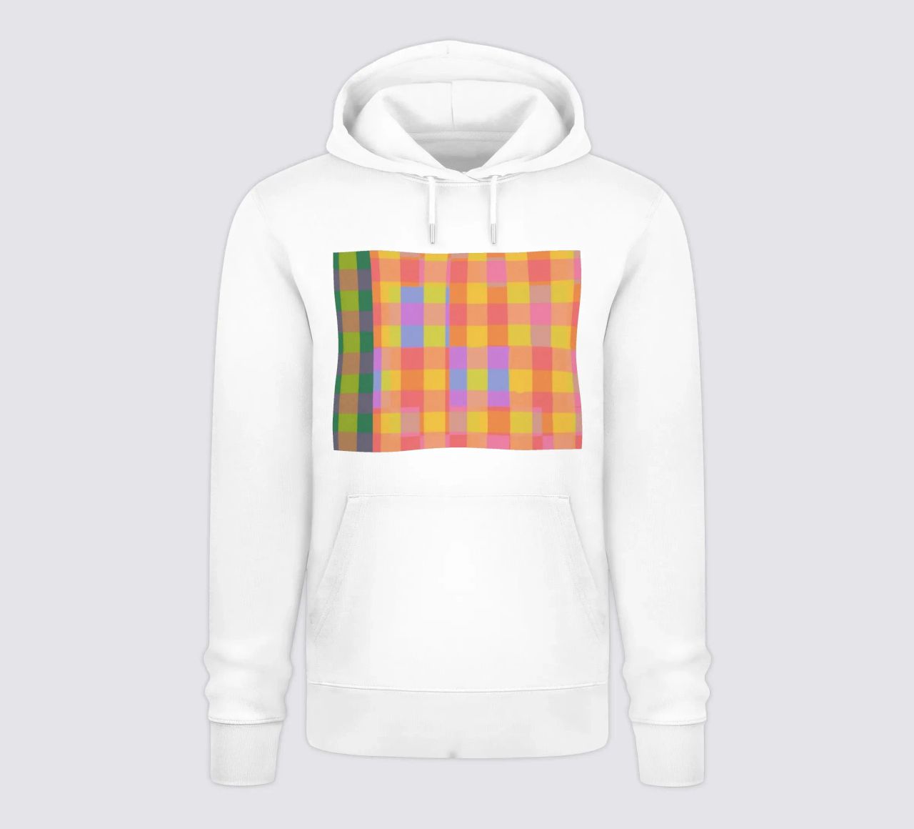 Rainbow criss-cross felpa con cappuccio da GigiRosado