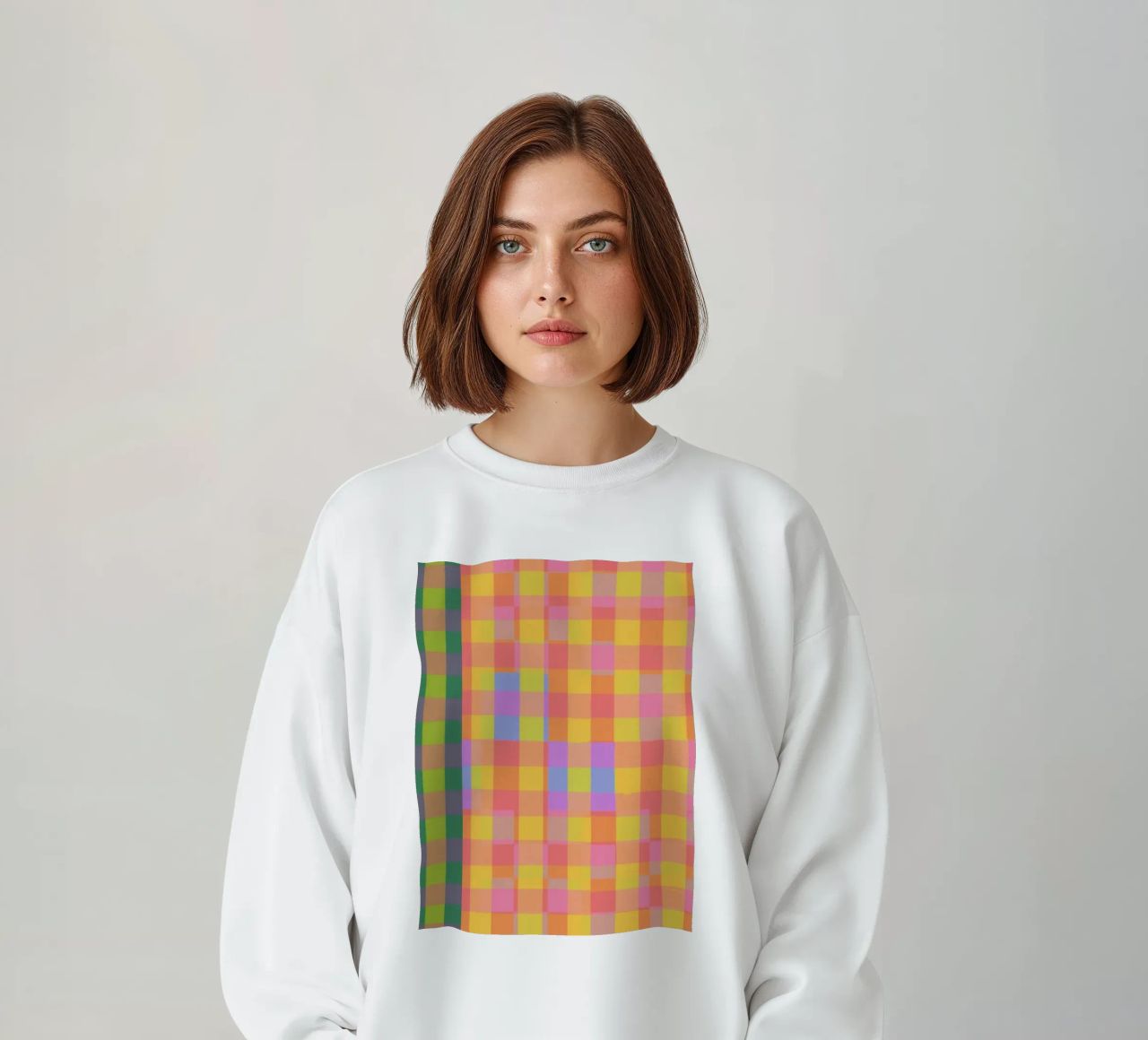 Rainbow criss-cross felpa da GigiRosado