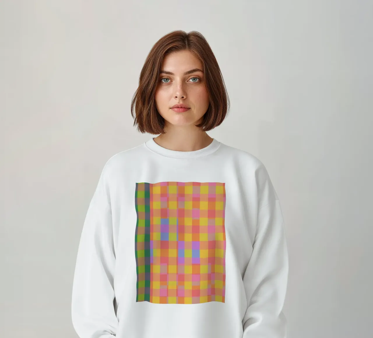 Rainbow criss-cross felpa da GigiRosado