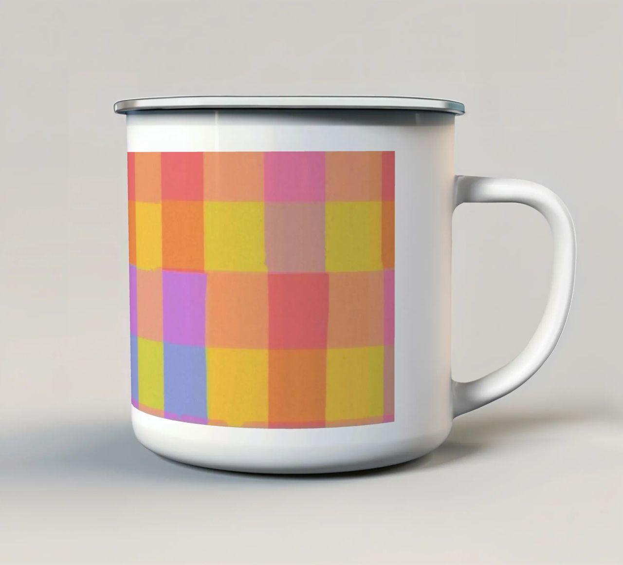 Rainbow criss-cross tazza in smalto da GigiRosado
