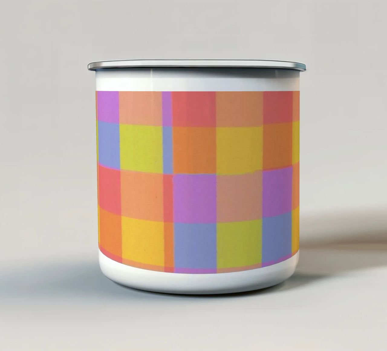 Rainbow criss-cross tazza in smalto da GigiRosado