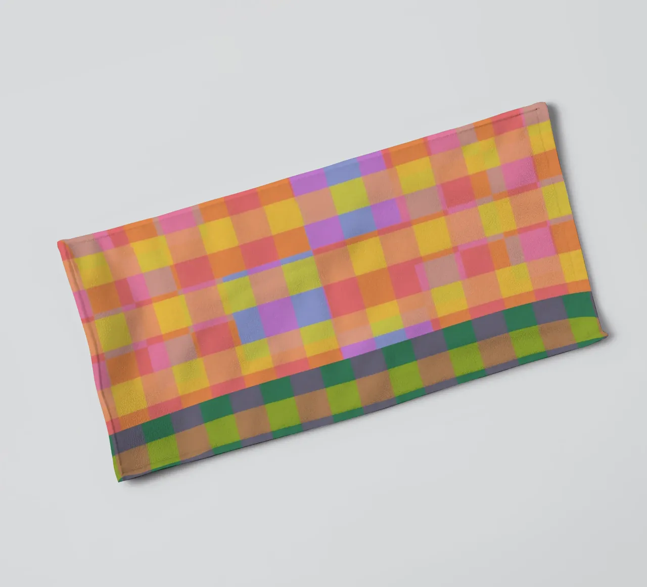 Rainbow criss-cross asciugamano da bagno da GigiRosado