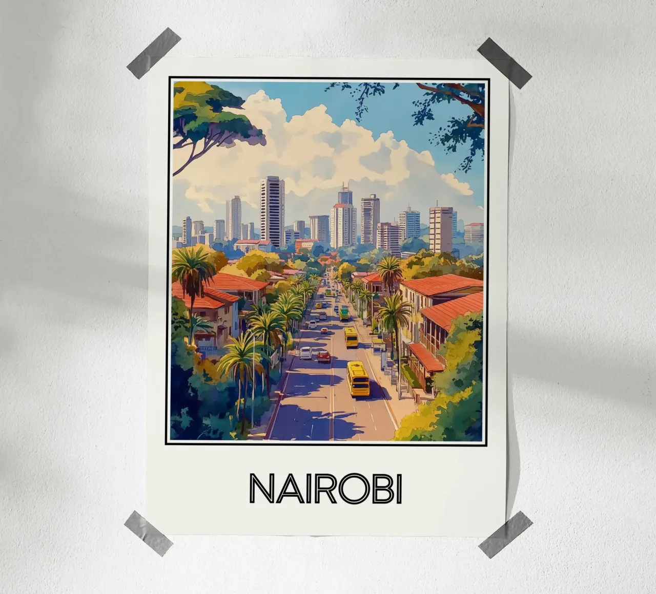 Nairobi poster da Frame the World
