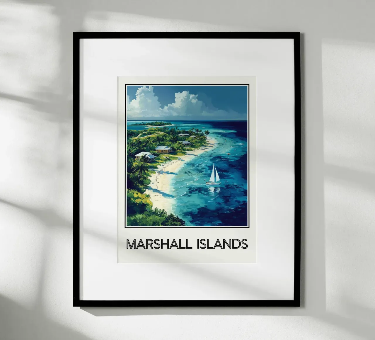 Isole Marshall poster da Frame the World