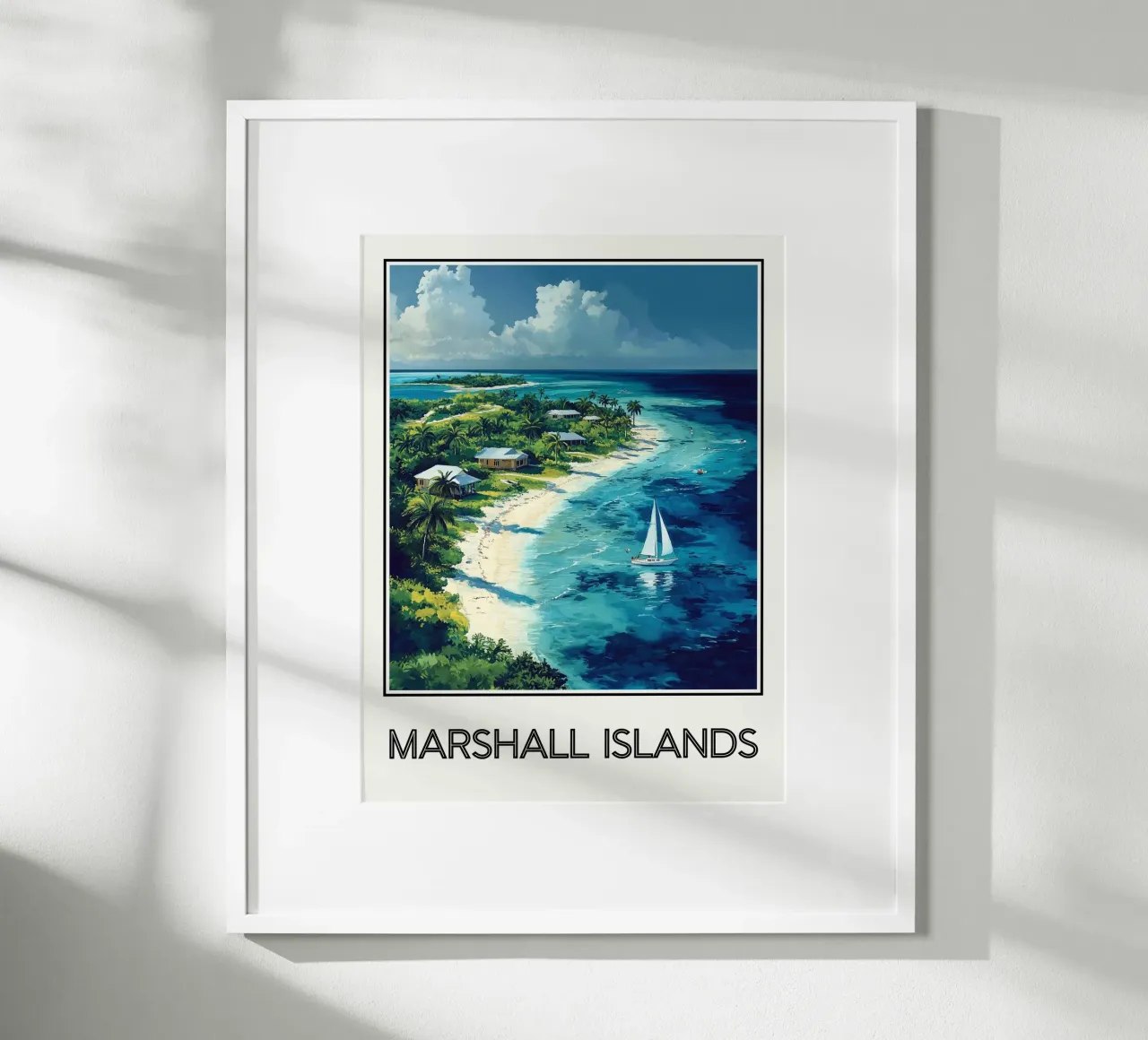 Isole Marshall poster da Frame the World