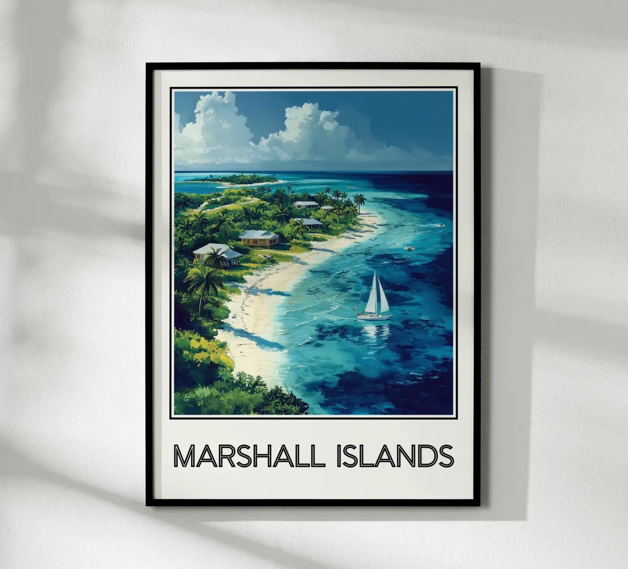Isole Marshall poster da Frame the World