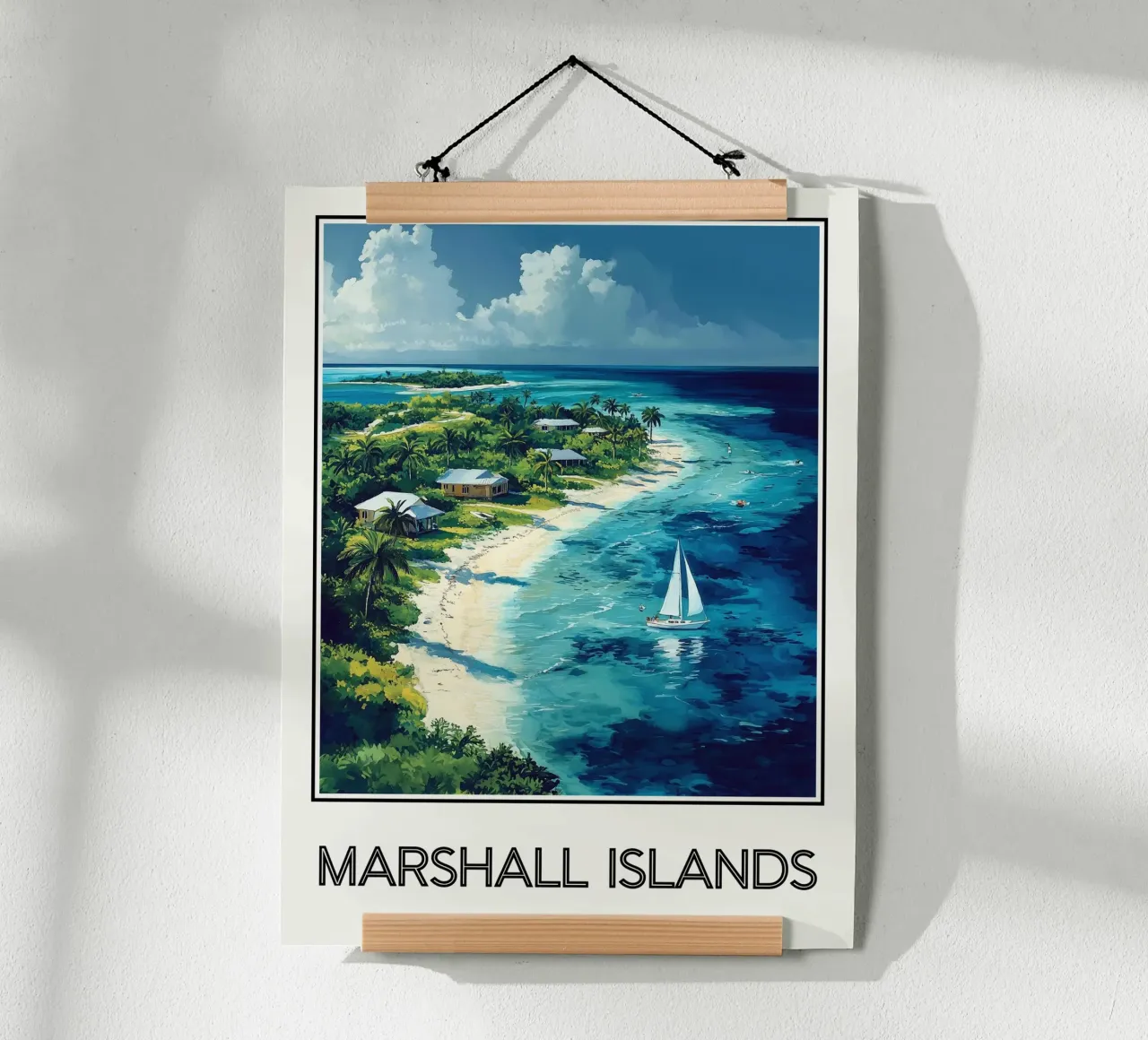 Isole Marshall poster da Frame the World