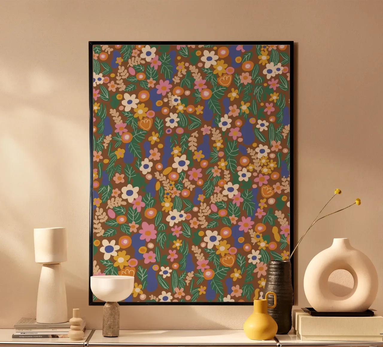 Magical garden poster con telaio in plastica da GigiRosado