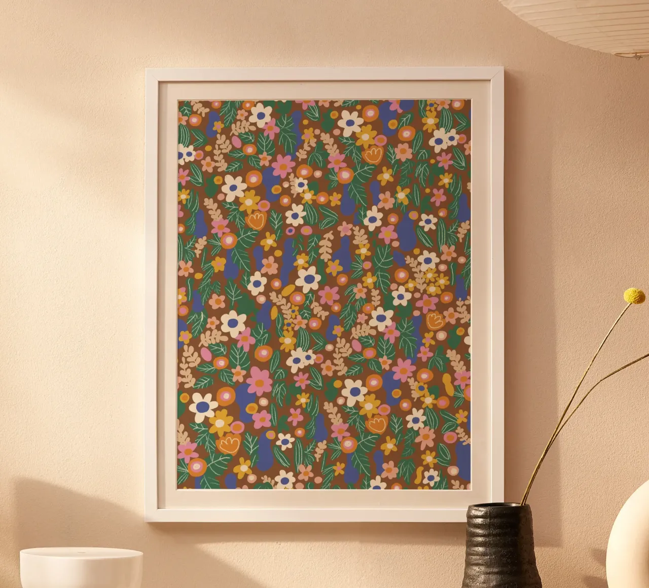 Magical garden poster con telaio in plastica da GigiRosado