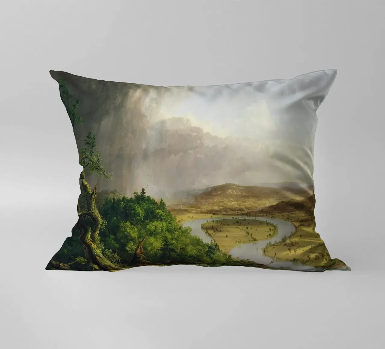 Thomas Cole - L'arco di buoi cuscino da Timeless Artworks