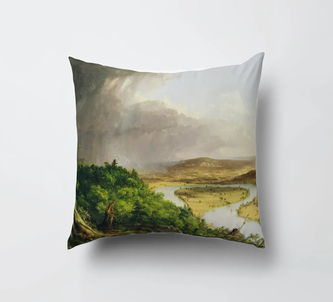 Thomas Cole - L'arco di buoi cuscino da Timeless Artworks