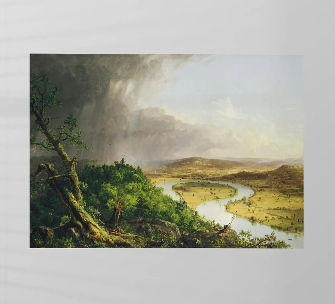 Thomas Cole - L'arco di buoi pellicola backlit da Timeless Artworks