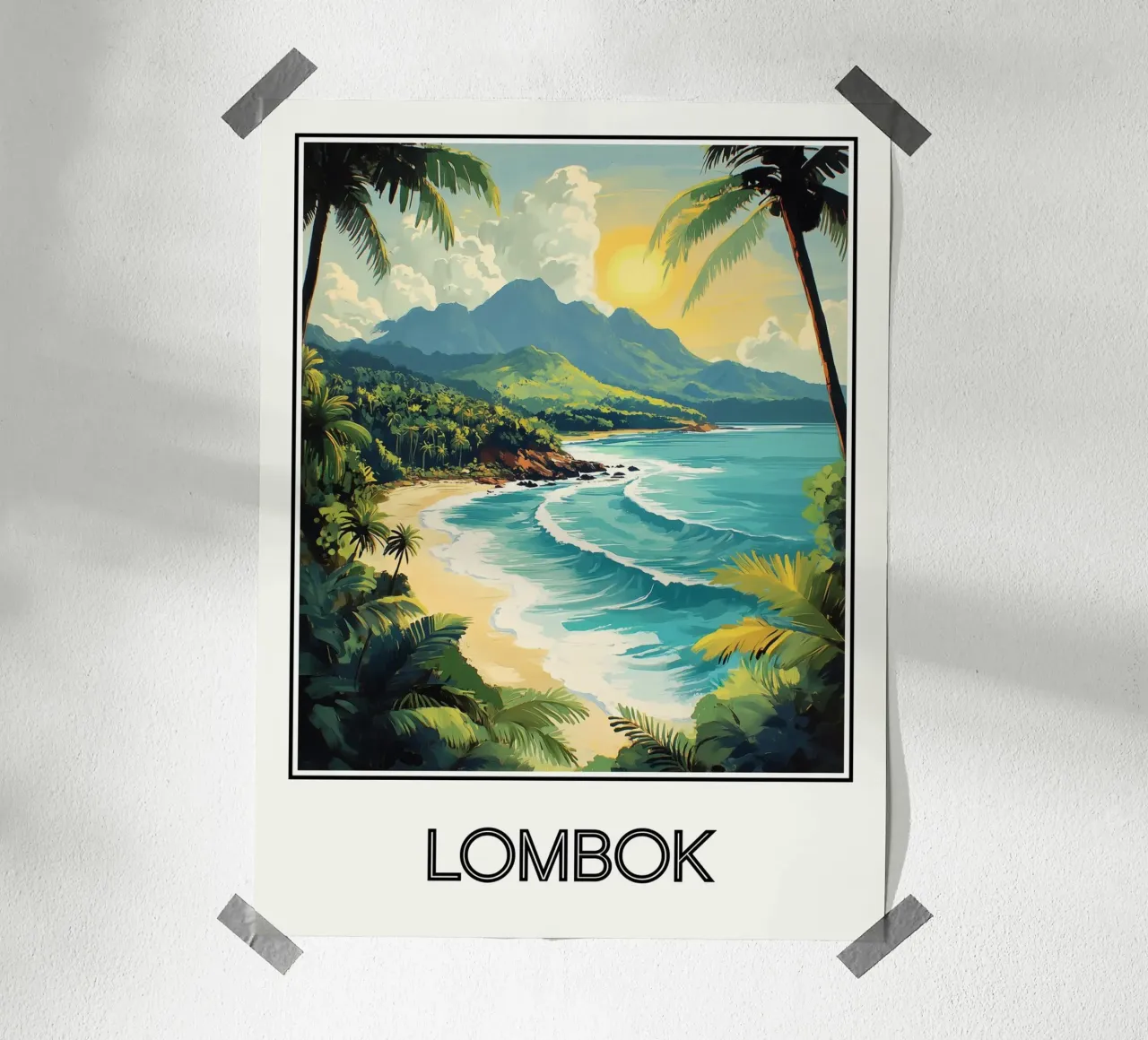 Lombok poster da Frame the World