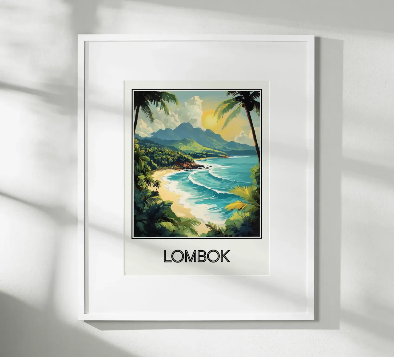 Lombok poster da Frame the World