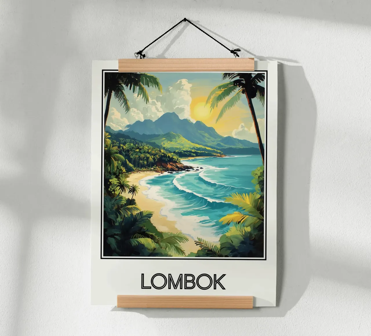 Lombok poster da Frame the World
