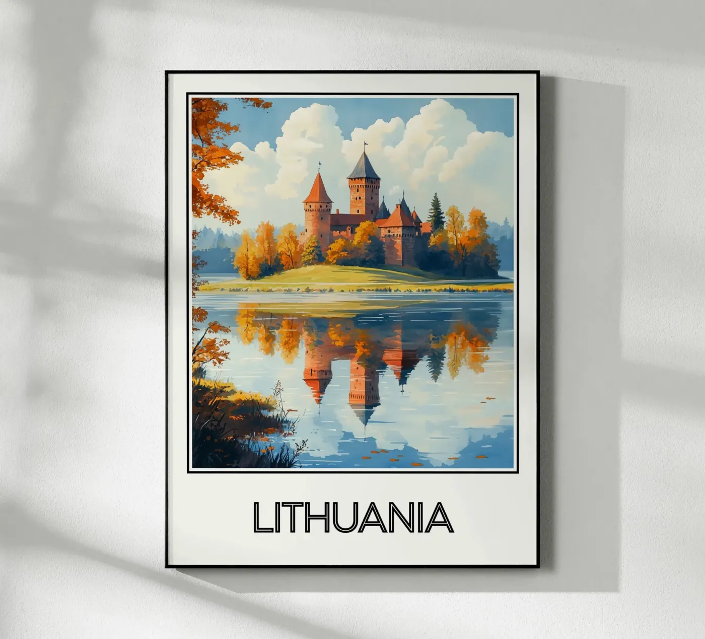 Lithuania Acryl-Glas von Frame the World