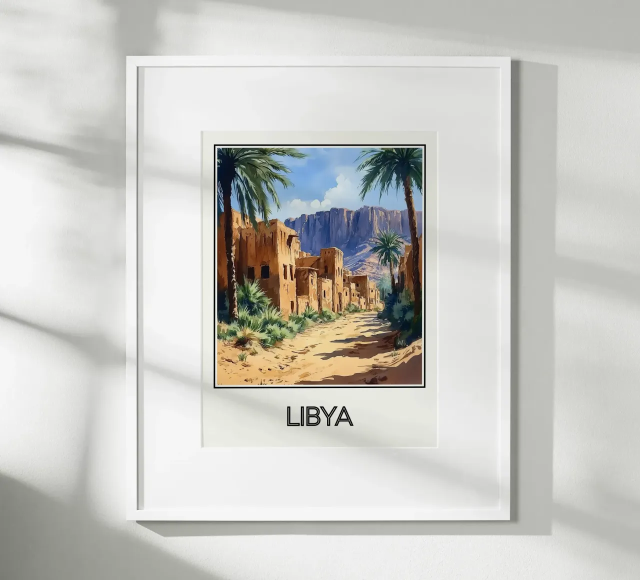 Libia poster da Frame the World