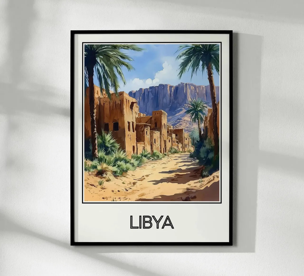 Affiche Libye poster da Frame the World