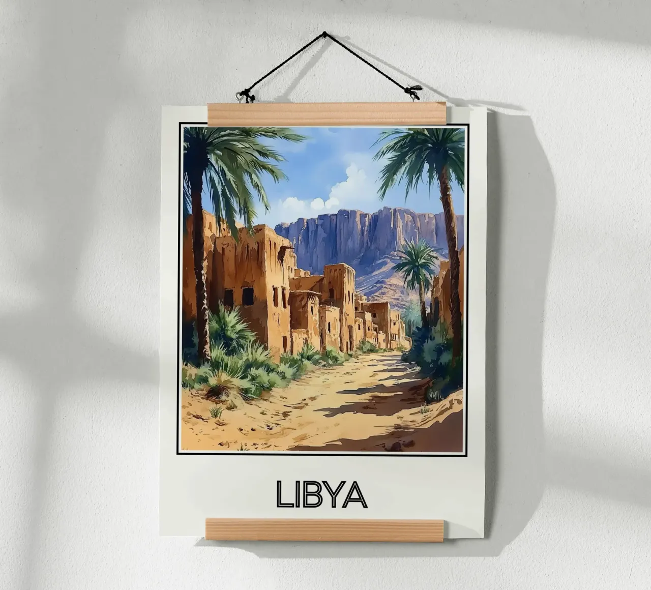 Affiche Libye poster da Frame the World