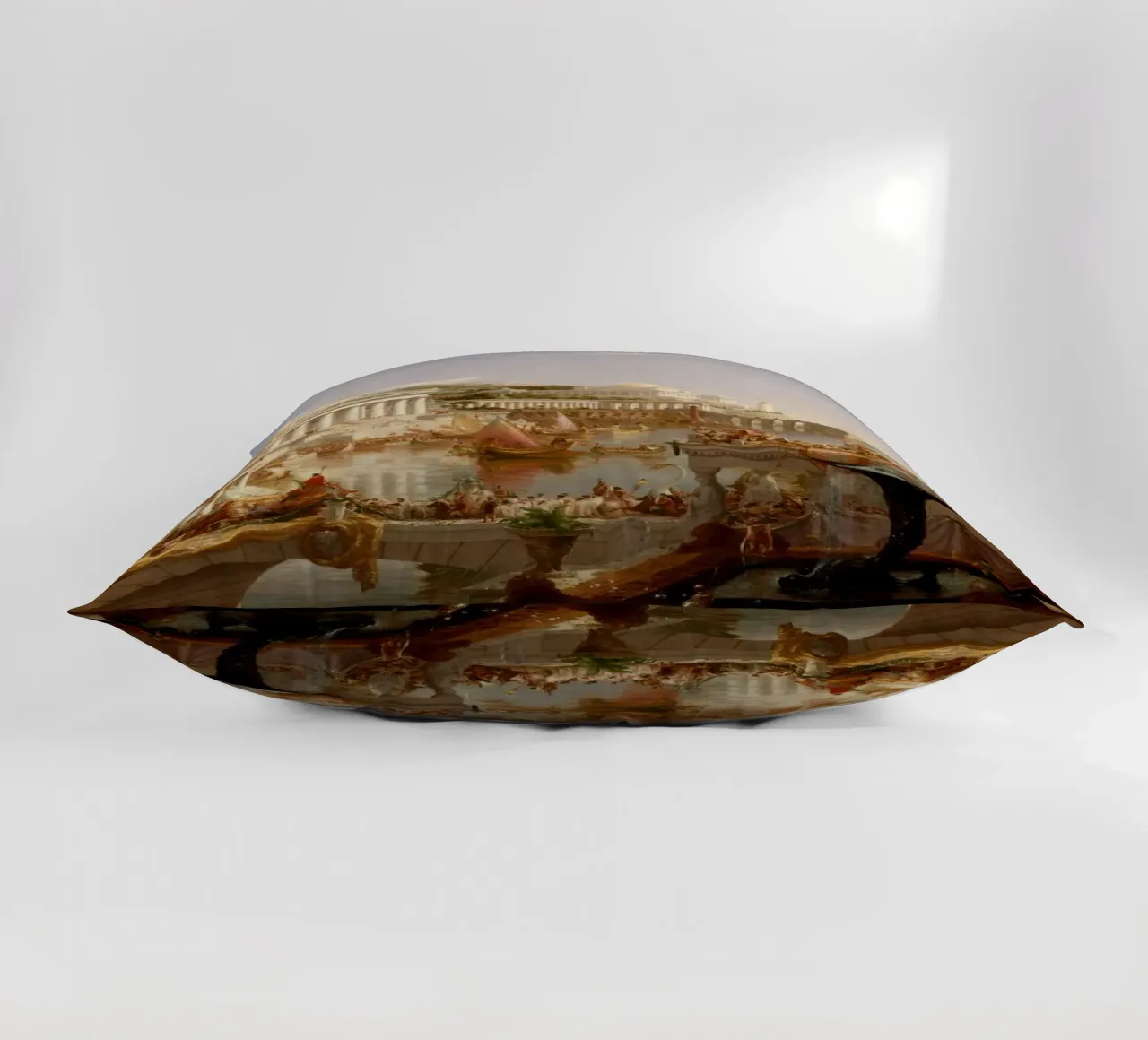 Cole Thomas - The Consummation The Course of the Empire decorative cushion by Timeless Artworks