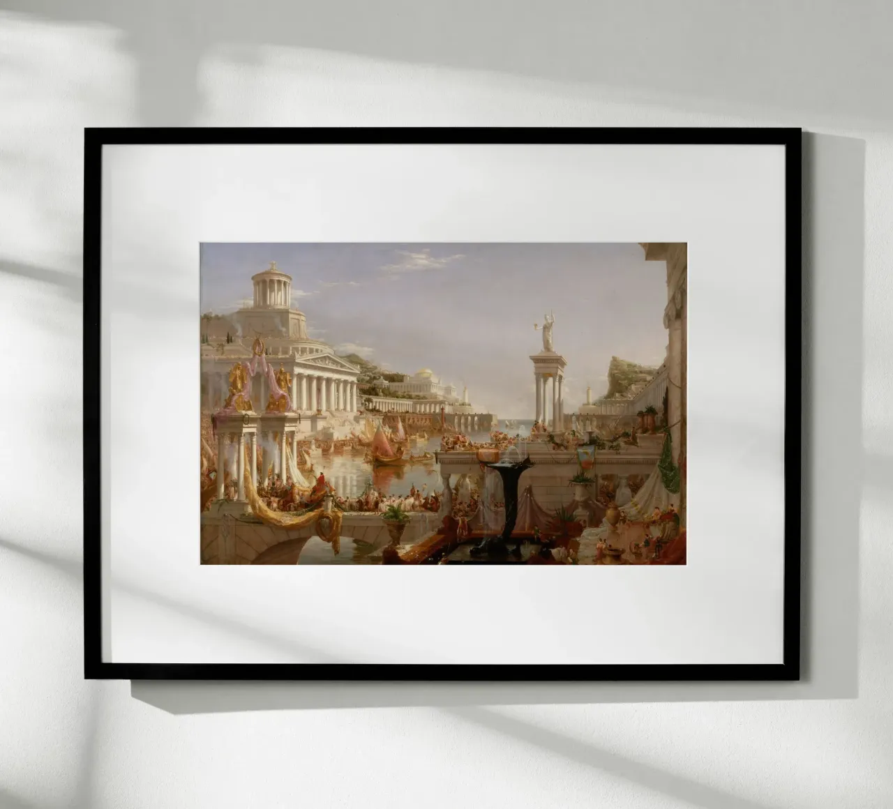Cole Thomas - De Consummatie De loop van het rijk hahnemühle van Timeless Artworks