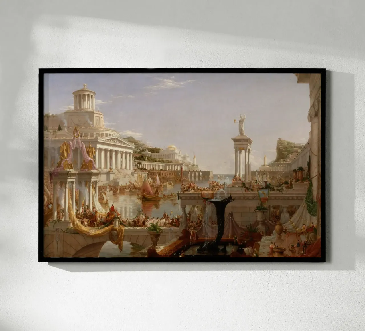 Cole Thomas - De Consummatie De loop van het rijk hahnemühle van Timeless Artworks